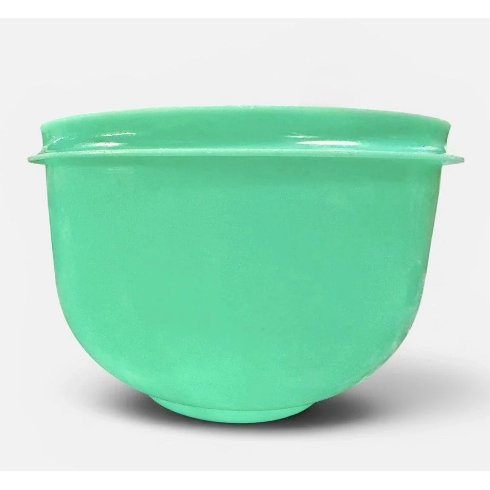 Vintage Tupperware Jadeite Green Lettuce Bowl 1424-3 No Lid No Spike 8 Inch